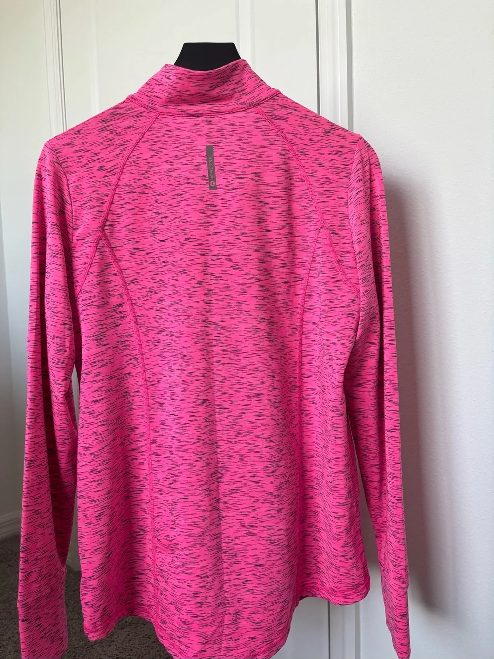 Xersion Hot Pink Long Sleeve Half-Zip Pullover